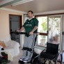 Equipment trial - Standing wheelchair
